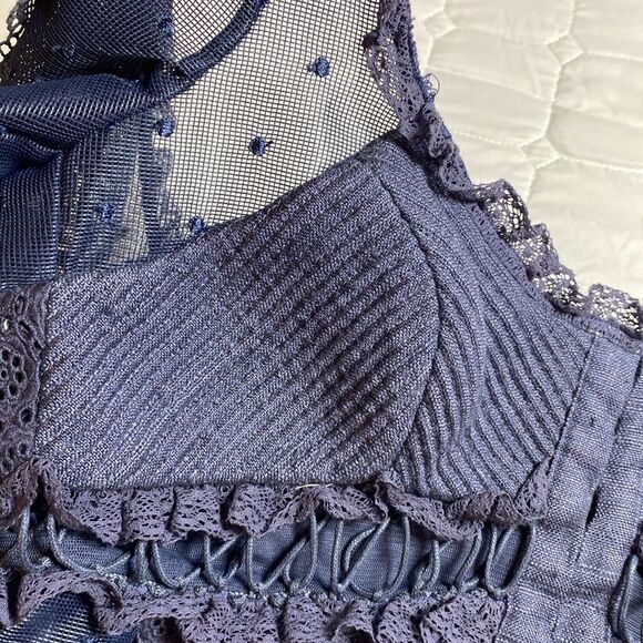 NWT Zimmerman runway indigo color mini dress, S - Picture 13 of 16